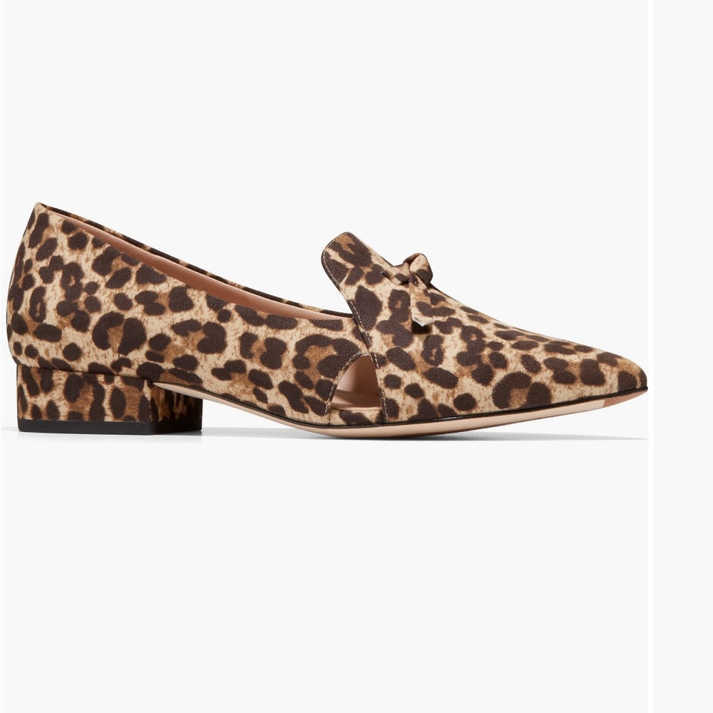 Cole Haan Leopard Print Skimmer Flat, 7.5